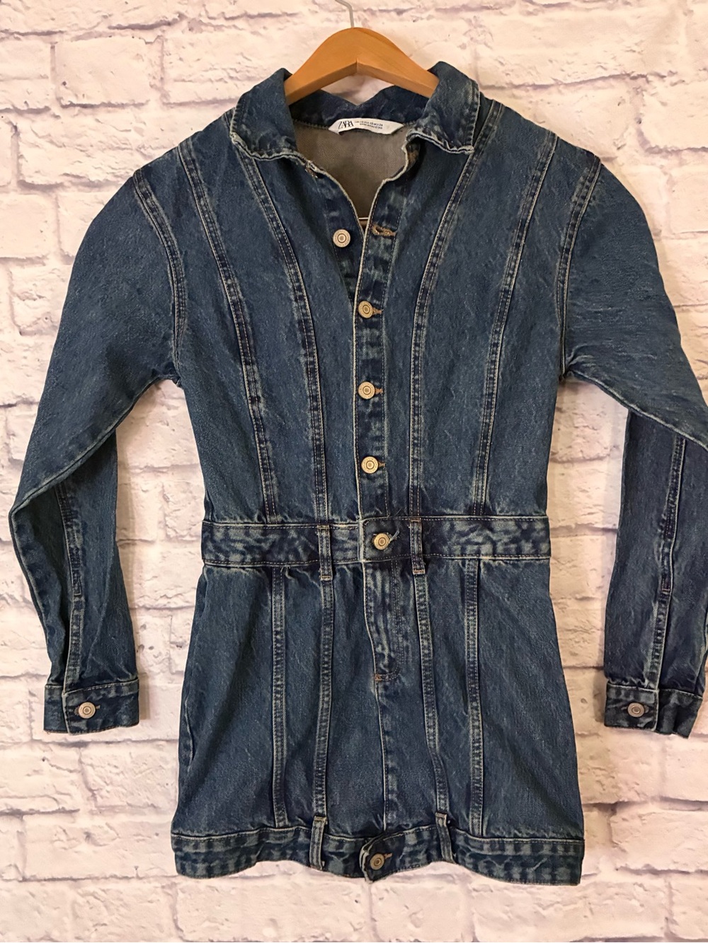 Zara Dark Blue Denim Jacket - XS